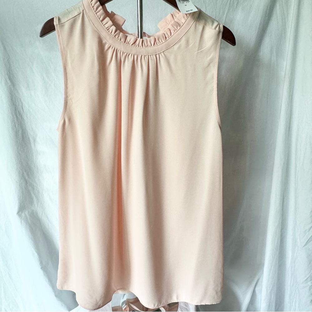 NWT LOFT high neck top - light pink